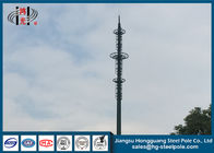 आईएसओ 9001 बहुभुज स्टील ट्यूबलर सेल फोन मोनोपोल टावर्स Q355 H30m