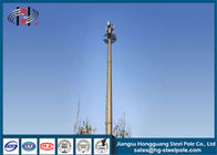 H15 - 60 मीटर टेलीकम्युनिकेशन टावर्स एंटी - रस्ट पेंटेड टेलीकम्युनिकेशन स्टील पोल
