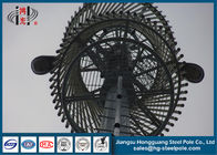 एचडीजी टेलीस्कोपिक दूरसंचार टावर्स, मोनोपोल सेल टॉवर विथ लाइट्स