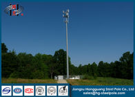 Q235 प्रसारण दूरसंचार टावर्स मोनोपोल एंटीना डंडे टावर्स