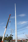 10 मीटर 35 फीट जस्ती स्टील ट्यूबलर टॉवर पोल गैर मानक