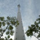 45 एम गोल दूरसंचार टावर्स मोबाइल फोन एंटीना टावर्स