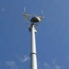 सेल फोन सिग्नल के लिए पाउडर लेपित जस्ती 3 जी दूरसंचार टावर्स