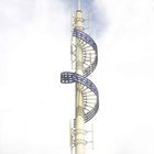 मोबाइल सेल फोन दूरसंचार टावर्स ट्यूबलर मोनोपोल टॉवर